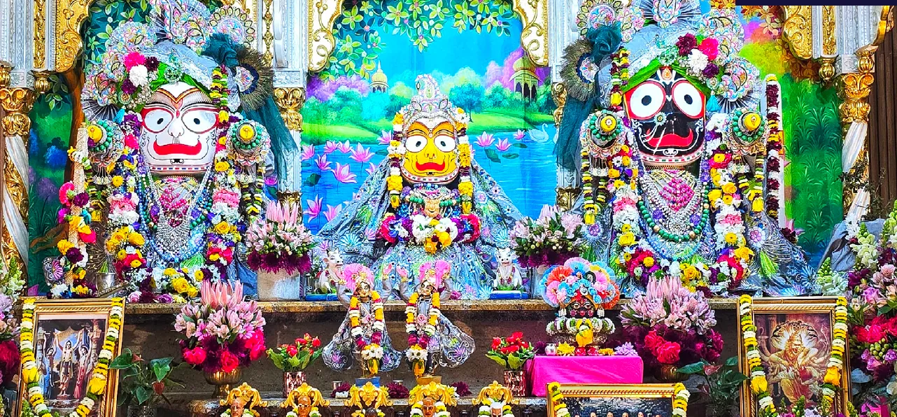 ISKCON Phoenix temple altar photography